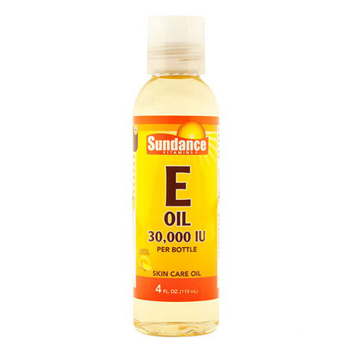 Sundance Vitamin E Oil 30,000 IU Skin Care Oil, Lemon, 4 Oz